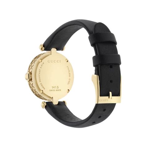 Gucci Diamantissima Gold PVD 27mm Leather 